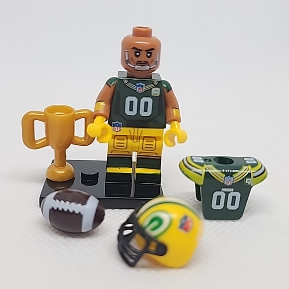 Green Bay Packers Football Building Block Mini Figure m12